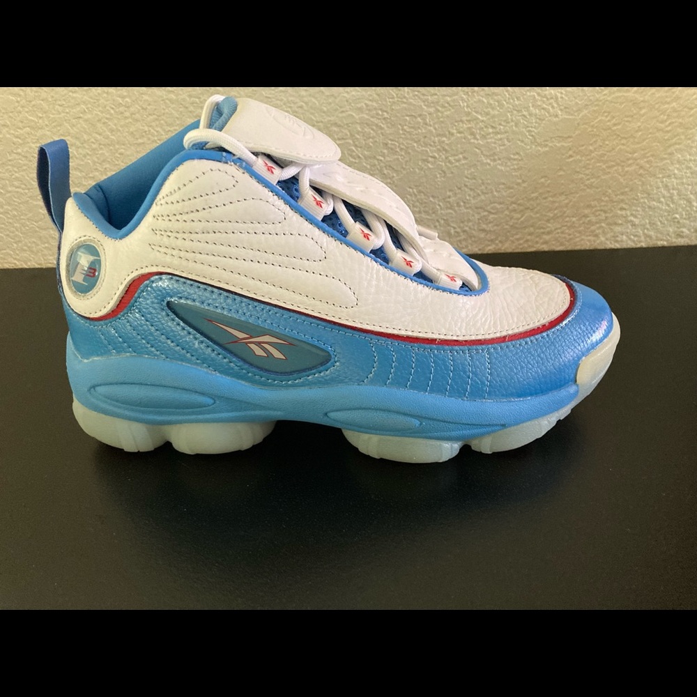 🎄New Allen Iverson Legacy Blue Basketball Athletic Shoes CN8405 Authentic